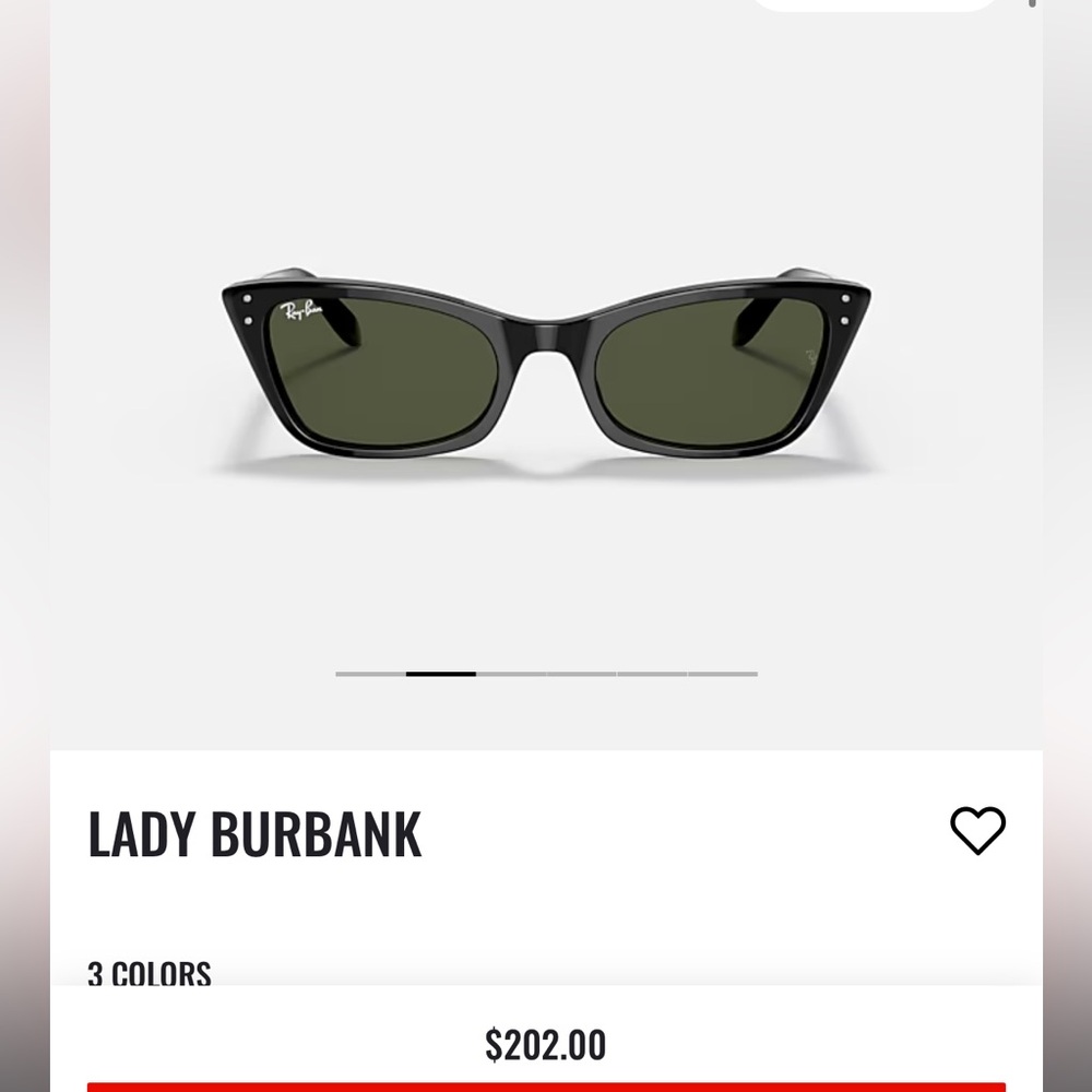 Ray-Ban Black Cat-Eye Sunglasses